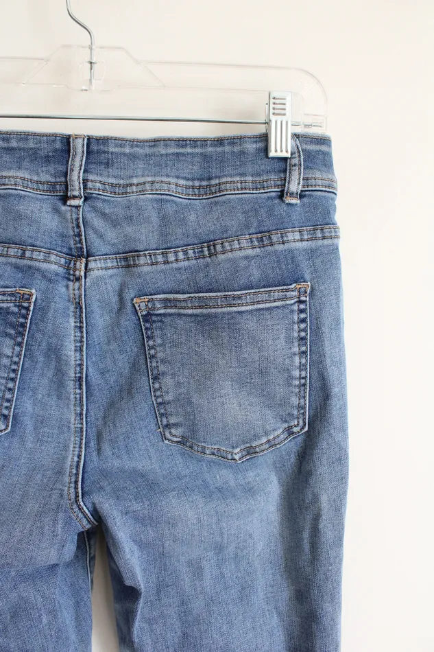Earrings Charlie Charlie Frayed Stitched Hem Jeans 4