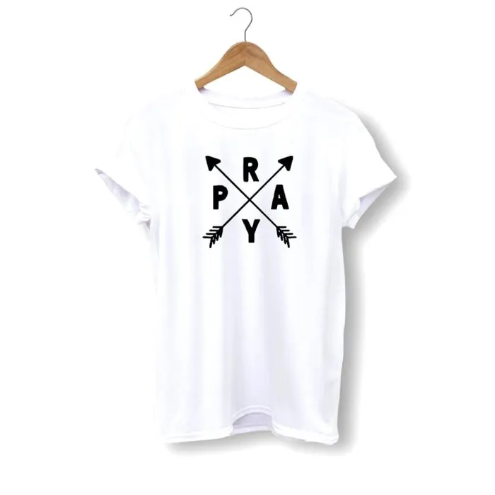 Earrings Christian TShirt br Pray Arrows Lords Guidance