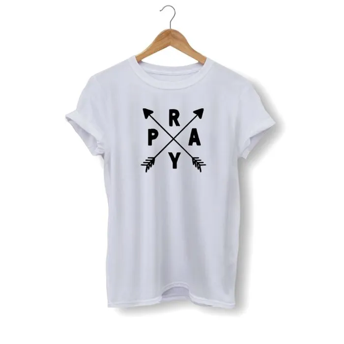 Earrings Christian TShirt br Pray Arrows Lords Guidance