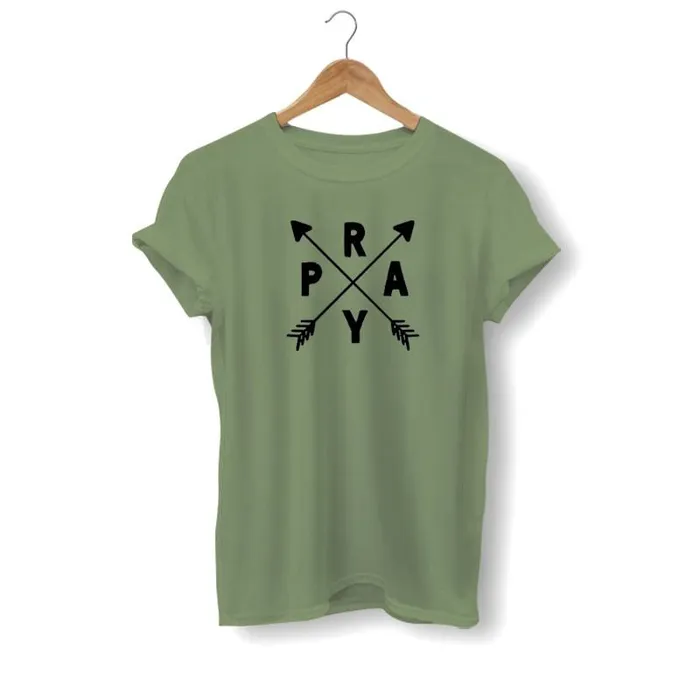 Earrings Christian TShirt br Pray Arrows Lords Guidance