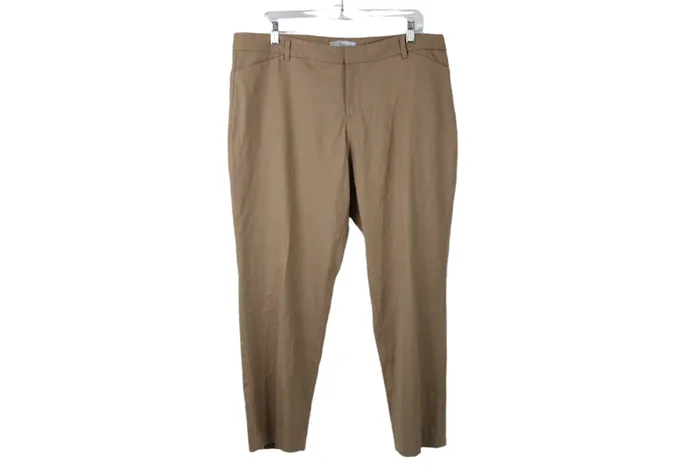 Earrings Gap Gap Slim Cropped Tan Pant 14 Stretch