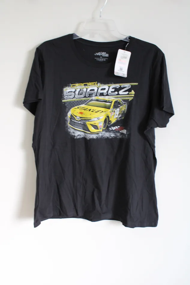 Earrings Joe Gibbs NEW Joe Gibbs Racing Daniel Suarez Tee 2XL