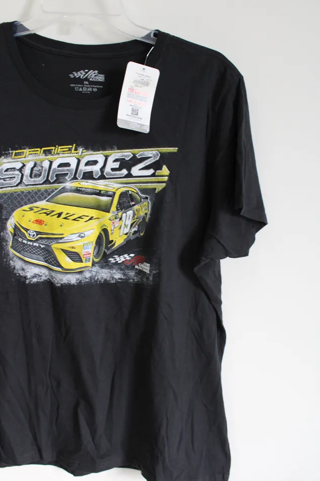 Earrings Joe Gibbs NEW Joe Gibbs Racing Daniel Suarez Tee 2XL
