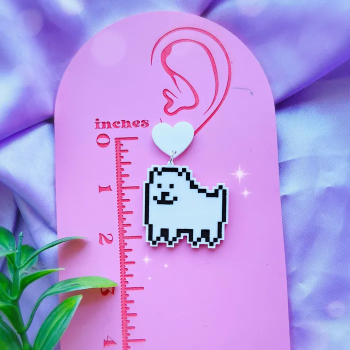 Earrings KGF Jewelry Annoying Dog Acrylic Earrings Keychain Pin Earrings KGF Jewelry Annoying Dog Acrylic Earrings Keychain Pin