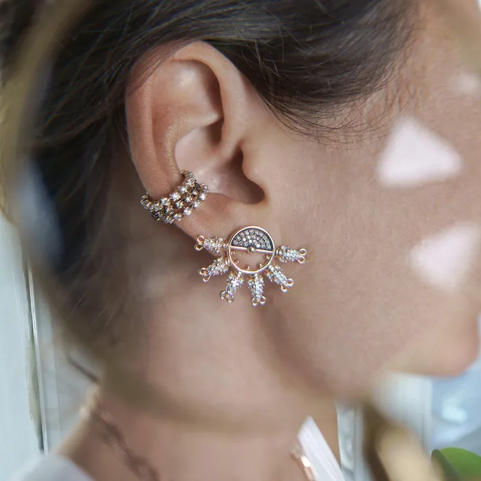 Earrings Kismet by Milka Lightbeam Cuff Earring