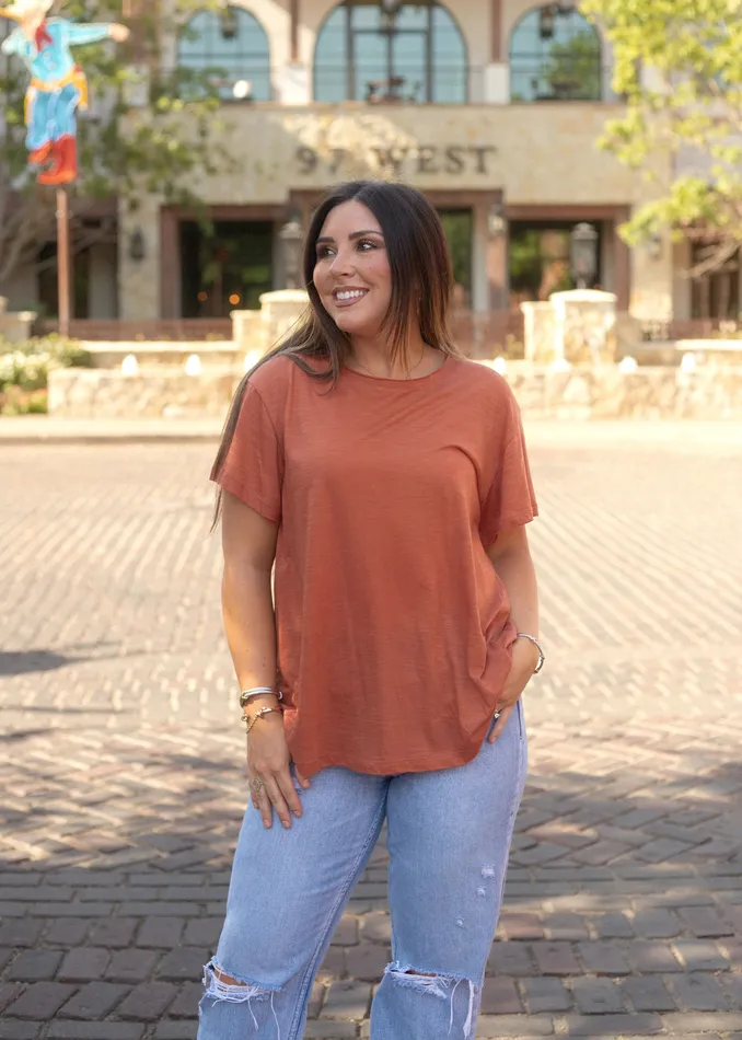 Earrings LAYERZ CLOTHING THE RAILROAD RUST TEE