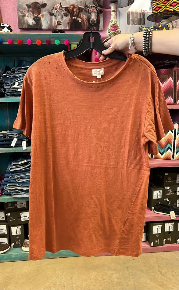 Earrings LAYERZ CLOTHING THE RAILROAD RUST TEE