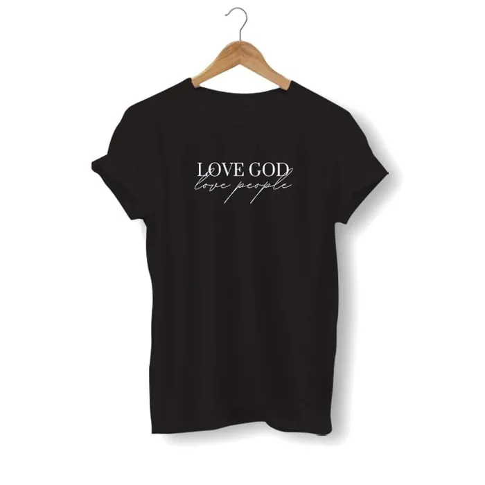 Earrings Lords Guidance Christian TShirt br Love God Love People