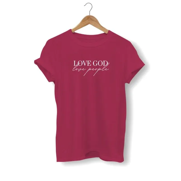 Earrings Lords Guidance Christian TShirt br Love God Love People