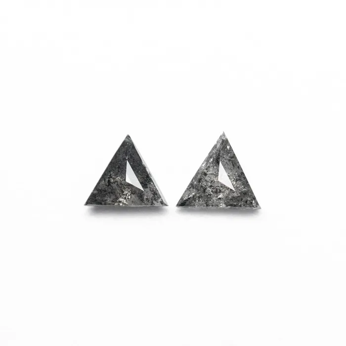 Earrings Misfit Diamonds 025cttw 2pc 354x406x151mm 431x359x154mm Triangle Rosecut Matching Pair 2448801 Earrings Misfit Diamonds 025cttw 2pc 354x406x151mm 431x359x154mm Triangle Rosecut Matching Pair 2448801