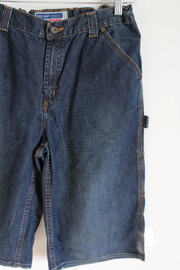 Earrings Old Navy Old Navy Painters Denim Shorts 18 Husky