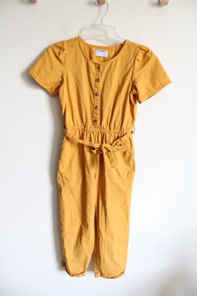 Earrings Old Navy Old Navy Yellow Khaki Jumpsuit Youth L 1012
