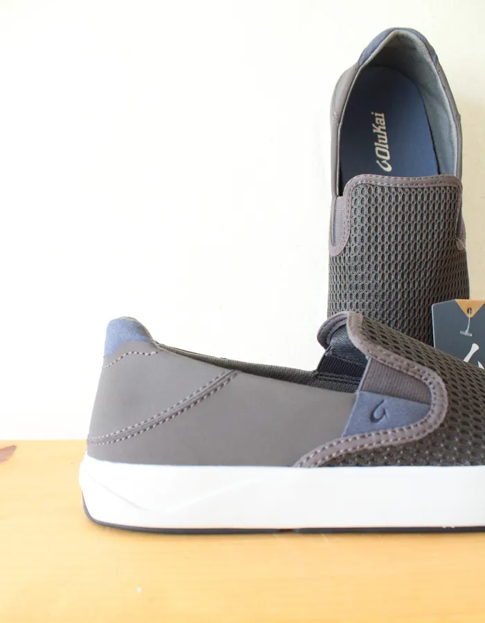 Earrings OluKai NEW OluKai Laeahi Gray SlipOn Shoes Size 8