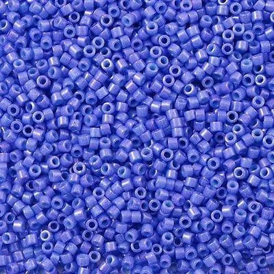 Earrings Peppy Beads DB0661 Opaque Purple Dyed Miyuki Delica 110