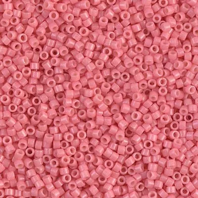 Earrings Peppy Beads DB2115 Duracoat Opaque Guava Miyuki Delica 110