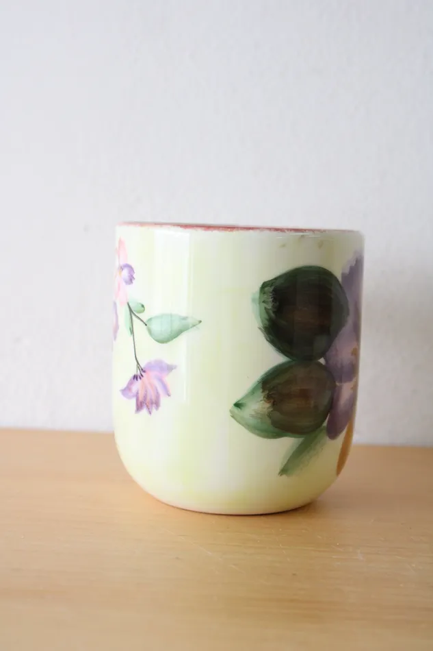 Earrings Pfaltzgraff Pfaltzgraff Flower Market Purple Pink Flower Mug