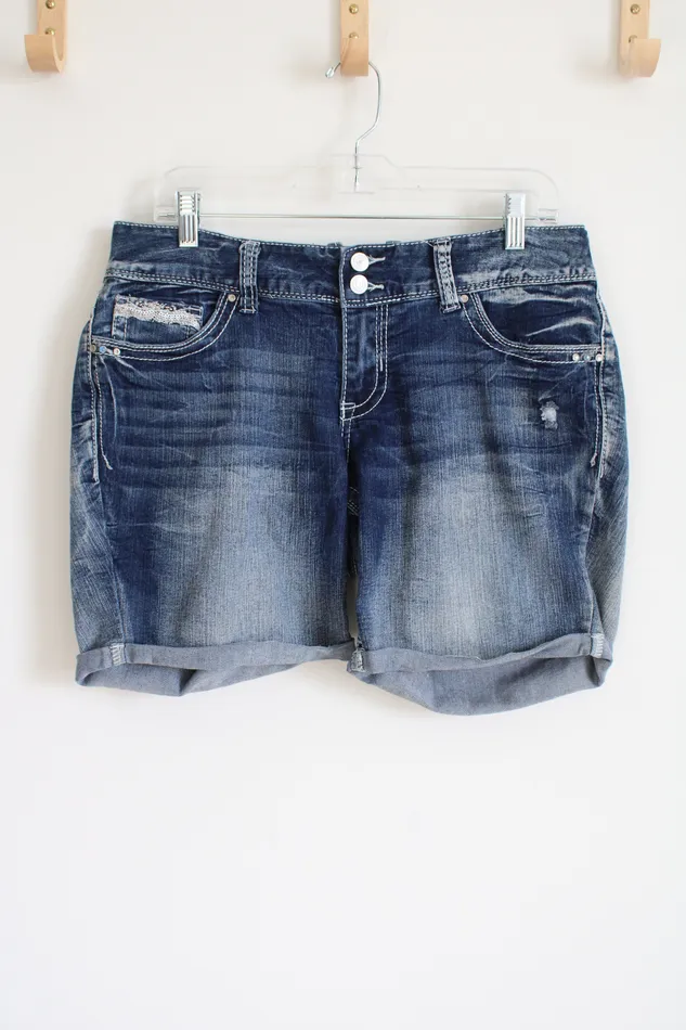 Earrings Series 31 Series 31 Embroidered Denim Shorts 11