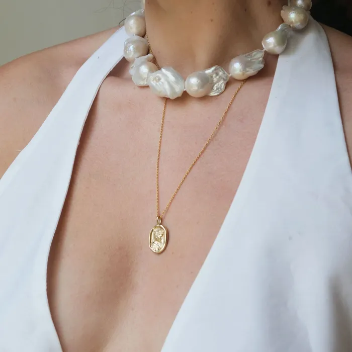 Earrings Siren Song Baroque Pearl Collar COMMON ERA
