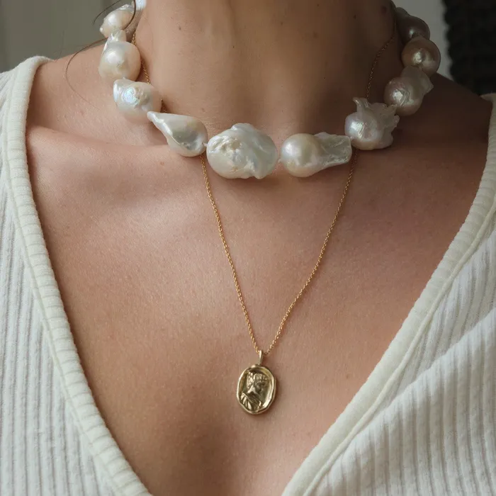 Earrings Siren Song Baroque Pearl Collar COMMON ERA