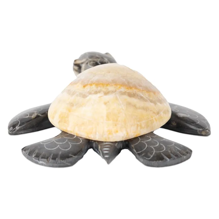 Earrings SSHANDCRAFTED Handcarved Marble Sea Turtle 65