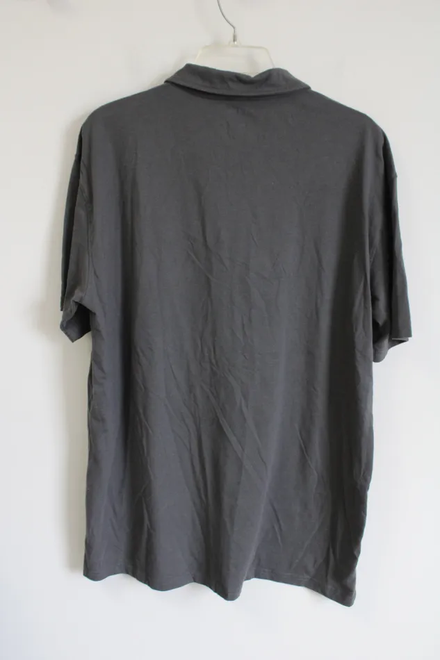 Earrings True Classic True Classic Solid Gray Polo Shirt XL