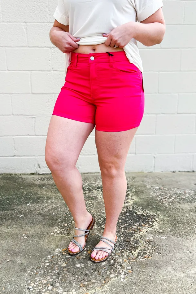 Earrings Zenana Zenana Kallen Shorts Fushia