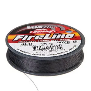 Fireline Thread 4 Lb Smoke Grey 50yd 0005 in012 mm Peppy Beads Earrings Fireline Thread 4 Lb Smoke Grey 50yd 0005 in012 mm Peppy Beads Earrings