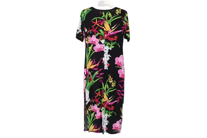 GILI Rings GILI Black Floral Maxi Dress S