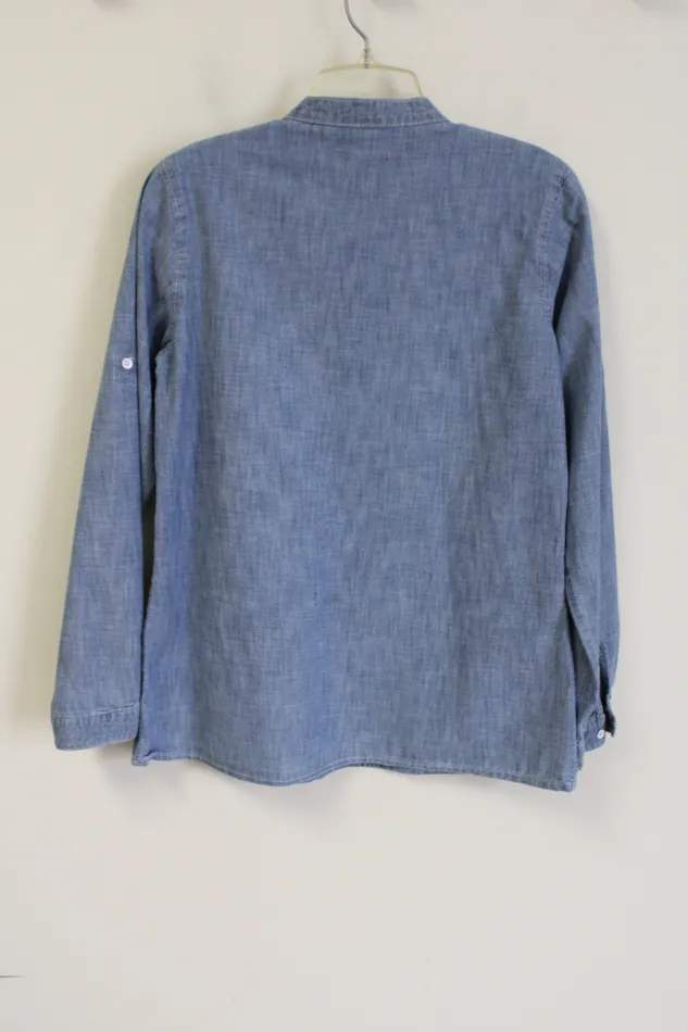 Gap Rings Gap Cotton Long Sleeved Blue Shirt S