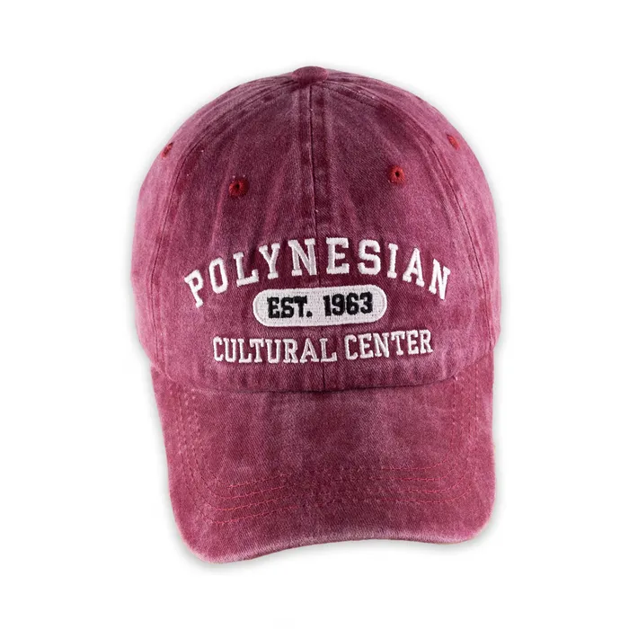 GOGOSPORTS Earrings Polynesian Cultural Center Est 1963 Maroon Cap Light Grey TShirt Set