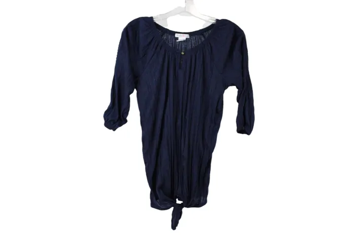 Hasting Smith Navy Top S Hasting Smith Earrings
