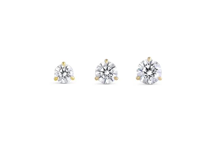 Honey Jewelry Co Earrings Medium LabGrown Diamond Stud Earrings 14ctw