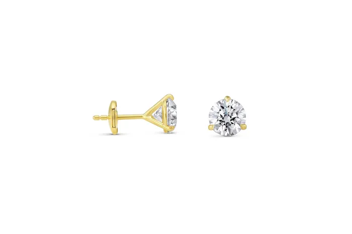 Honey Jewelry Co Earrings Medium LabGrown Diamond Stud Earrings 14ctw