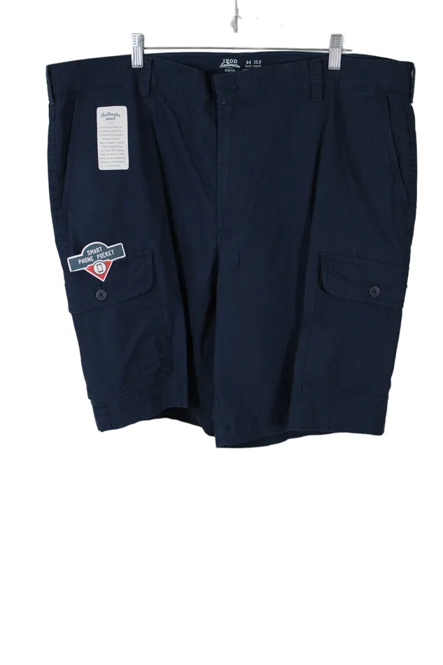 Izod NEW Izod Saltwater Blue Cargo Short 44 Rings