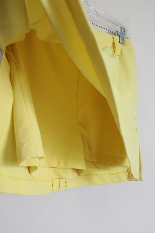 JDX Yellow Athletic Skirt S JDX Earrings