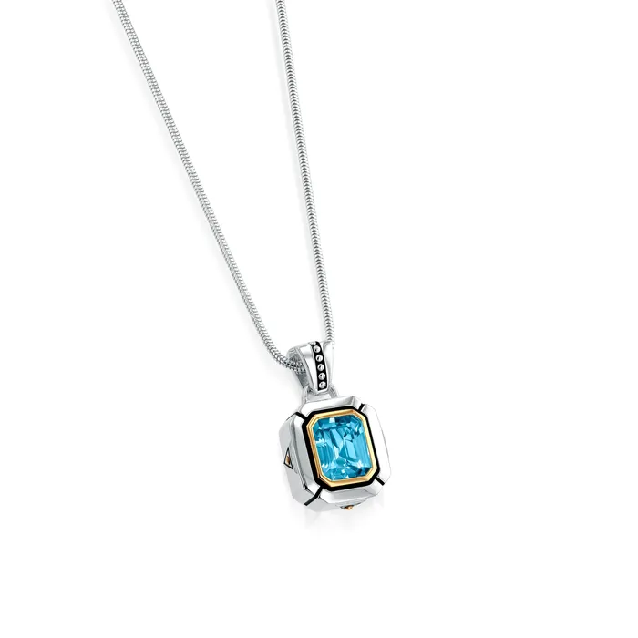 John Atencio Necklaces Sahara Gemstone Pendant Necklace
