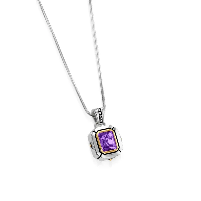 John Atencio Necklaces Sahara Gemstone Pendant Necklace