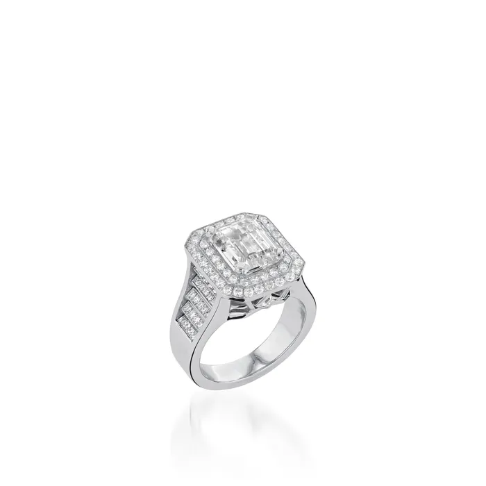 John Atencio Rings Diana Elite Yellow Gold Diamond Ring