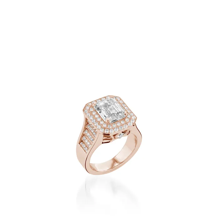 John Atencio Rings Diana Elite Yellow Gold Diamond Ring