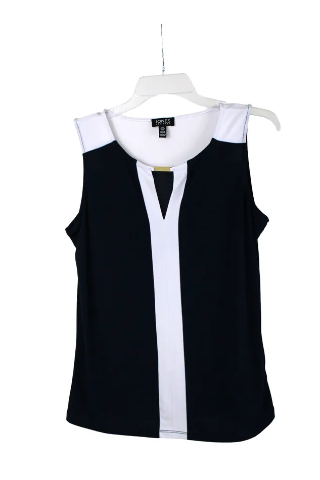 Jones New York Rings Jones New York Navy Blue Tank S