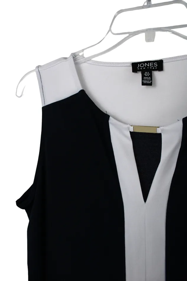 Jones New York Rings Jones New York Navy Blue Tank S