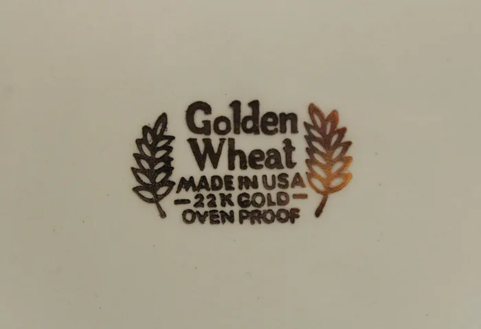 Jubilee Thrift Earrings Golden Wheat Homer Laughlin 22K Gold Oven Proof Made In USA Set Of 3 Serving Bowls Jubilee Thrift Earrings Golden Wheat Homer Laughlin 22K Gold Oven Proof Made In USA Set Of 3 Serving Bowls