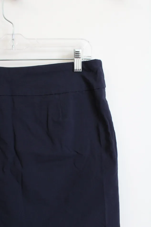 Jubilee Thrift Earrings Navy Stretch Skort M 10