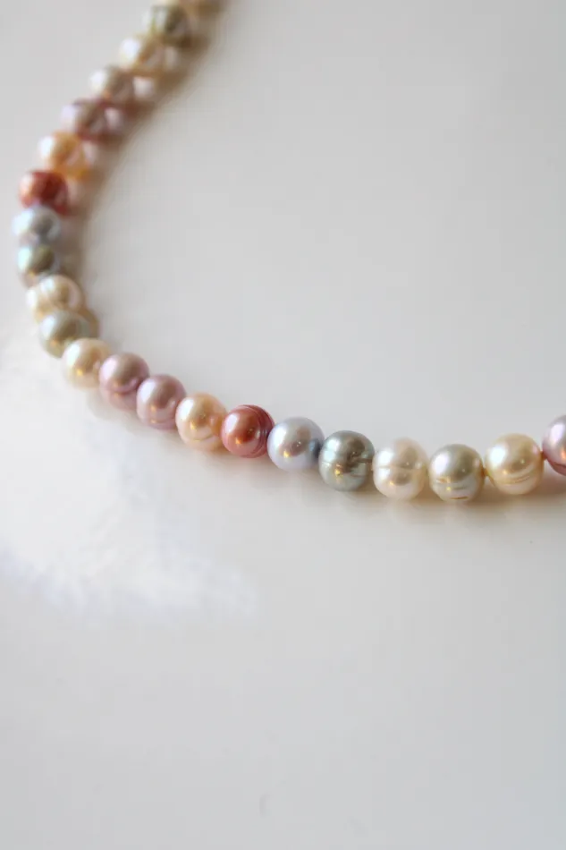 Jubilee Thrift Necklaces Pastel Multicolored Genuine Freshwater Pearl Necklace