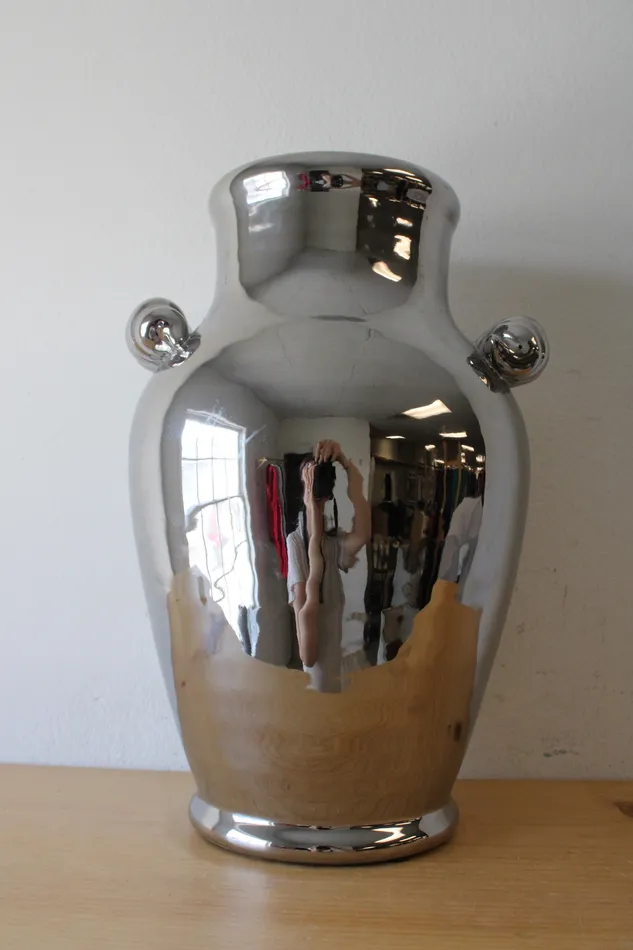 Jubilee Thrift Rings Large Silver Handled Vase