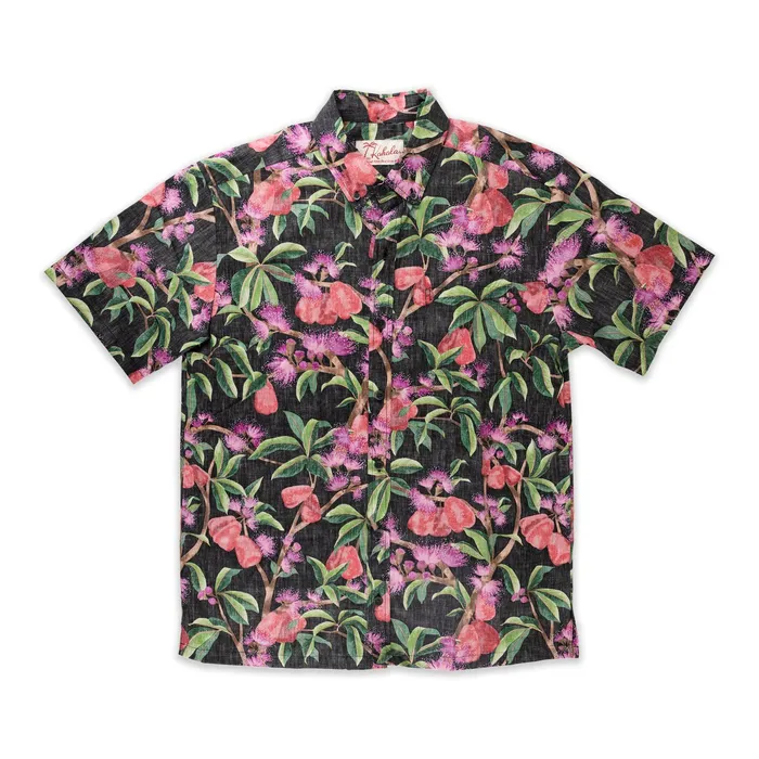 KAHALASPTSWR Rings Kahala Ohia Ai Mens Aloha Shirt