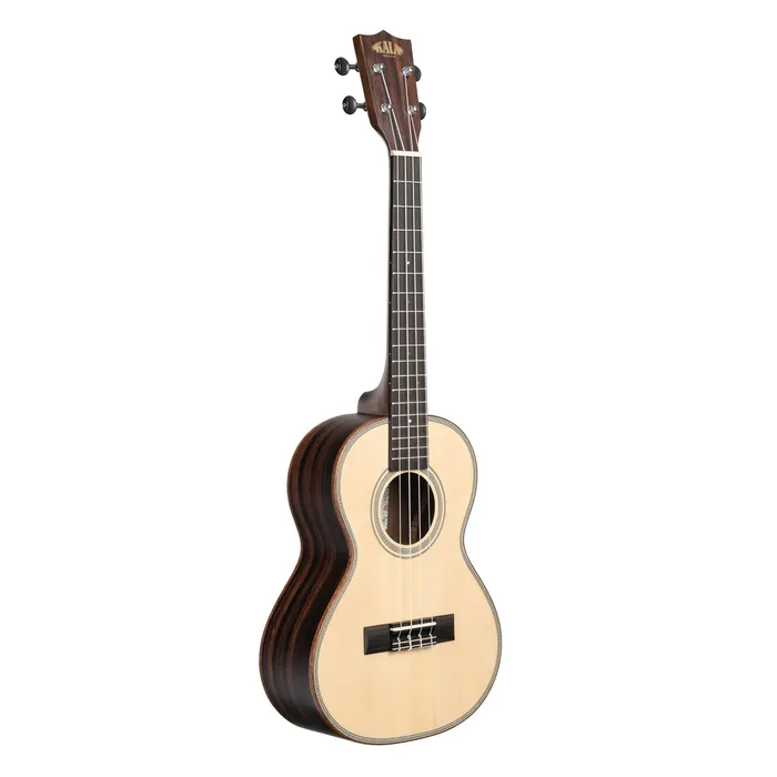 KALABRAND Earrings Kala Solid Spruce Top Striped Ebony Tenor Ukulele