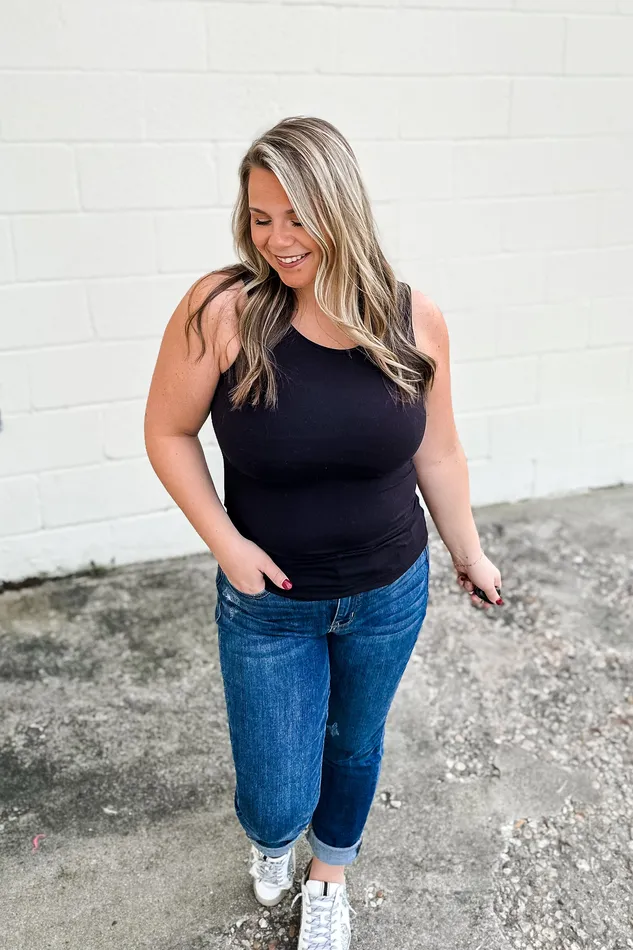 Keep It Up Athletic Tank Top Black Rae Mode Rings