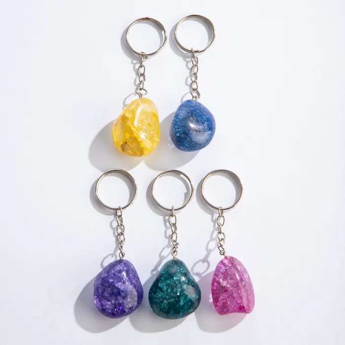 Key Chain Rainbow Quartz GEOCENTRAL Necklaces