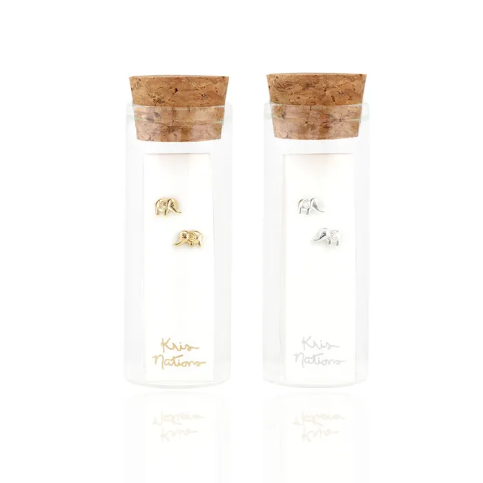 Kris Nations Earrings Elephant Stud Earrings